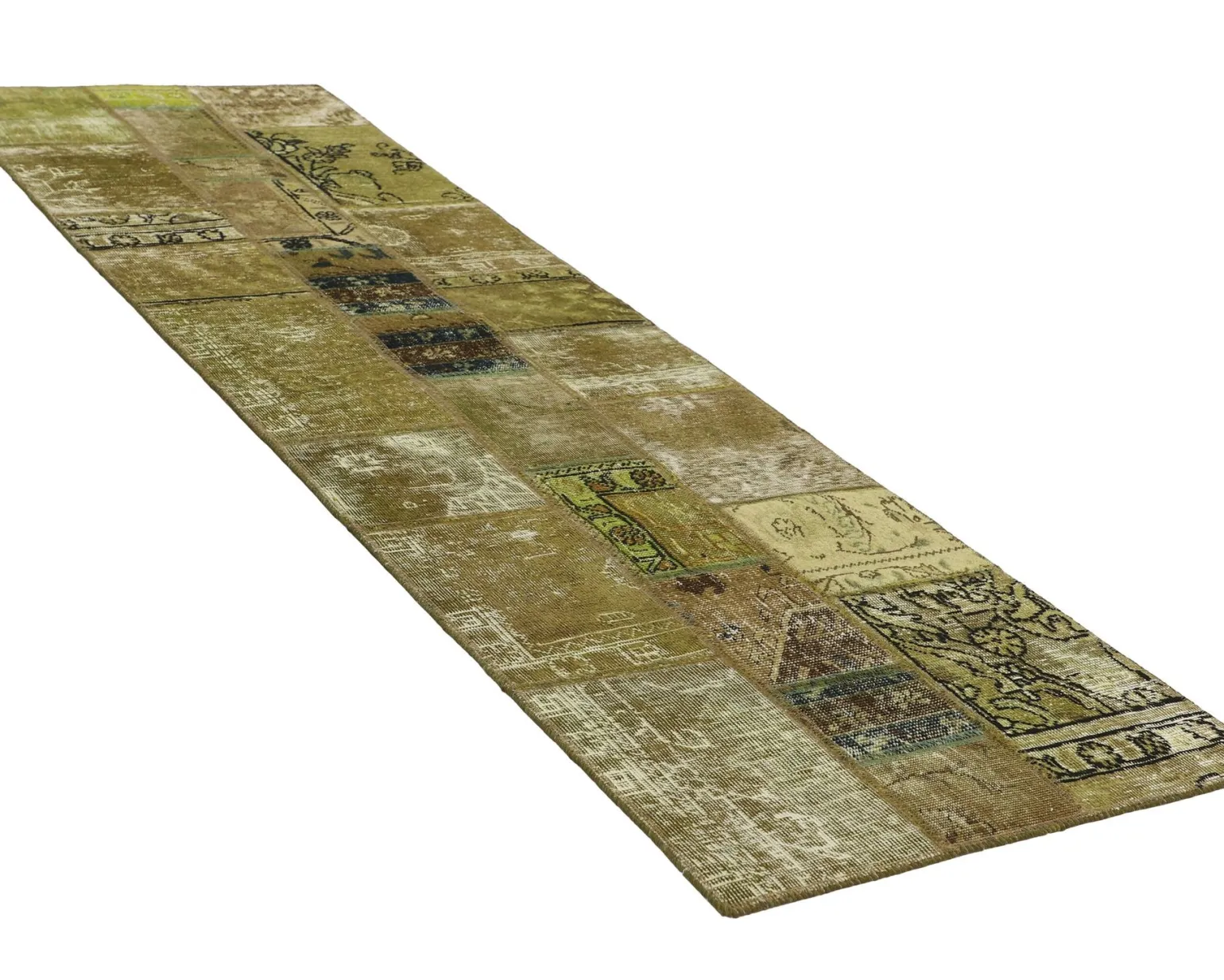 Vintage Patchwork orientalisk matta 76 x 255 cm