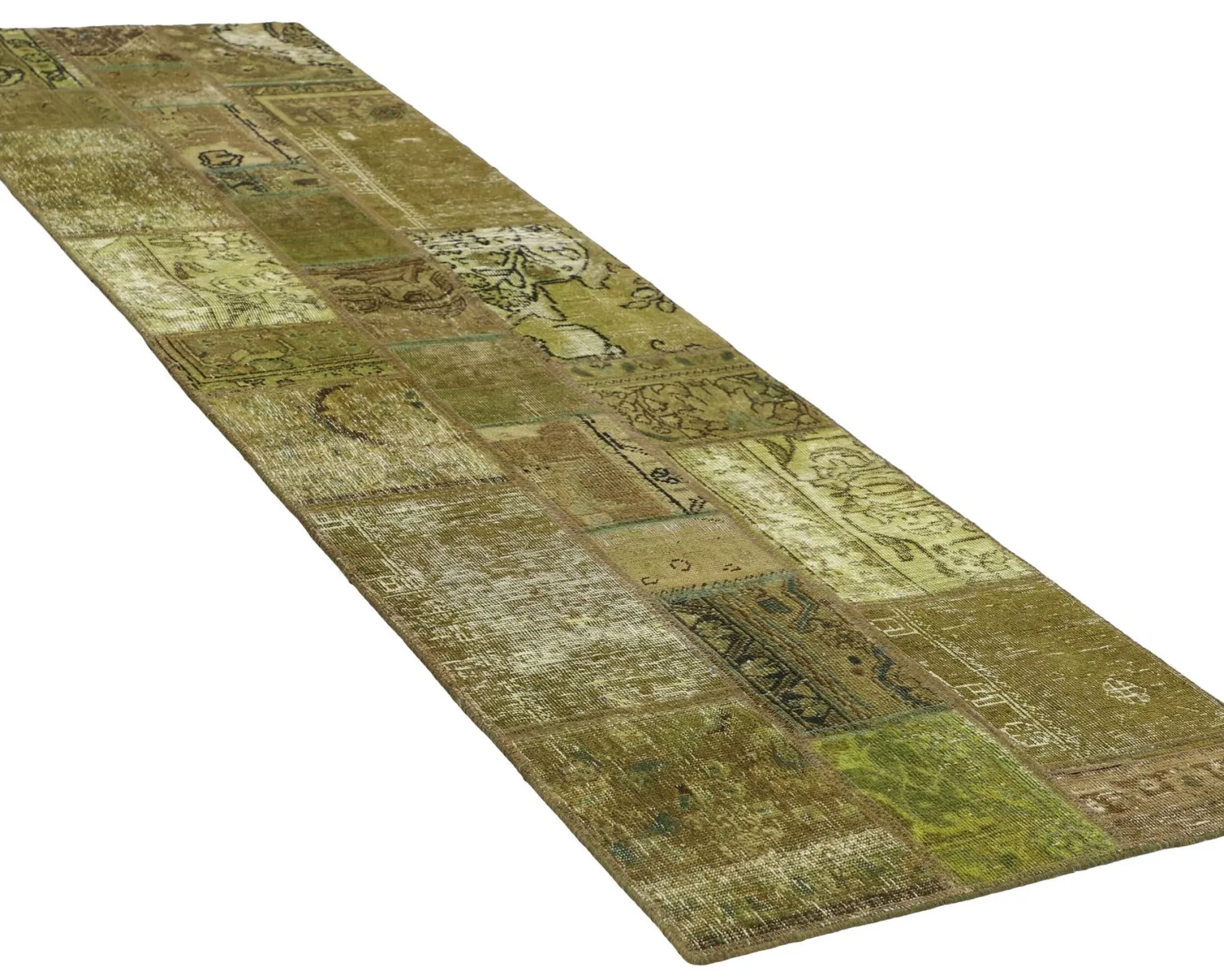 Vintage Patchwork orientalisk matta 75 x 258 cm