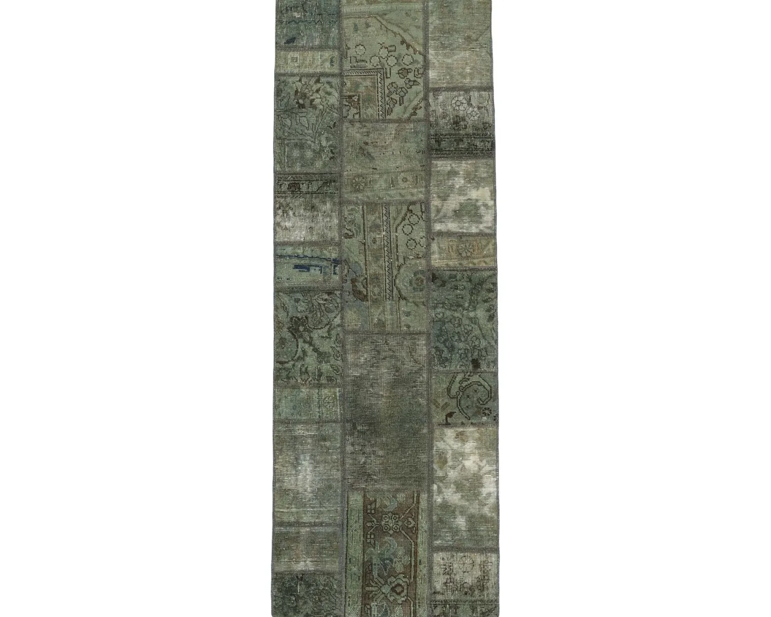 Vintage Patchwork orientalisk matta 75 x 203 cm