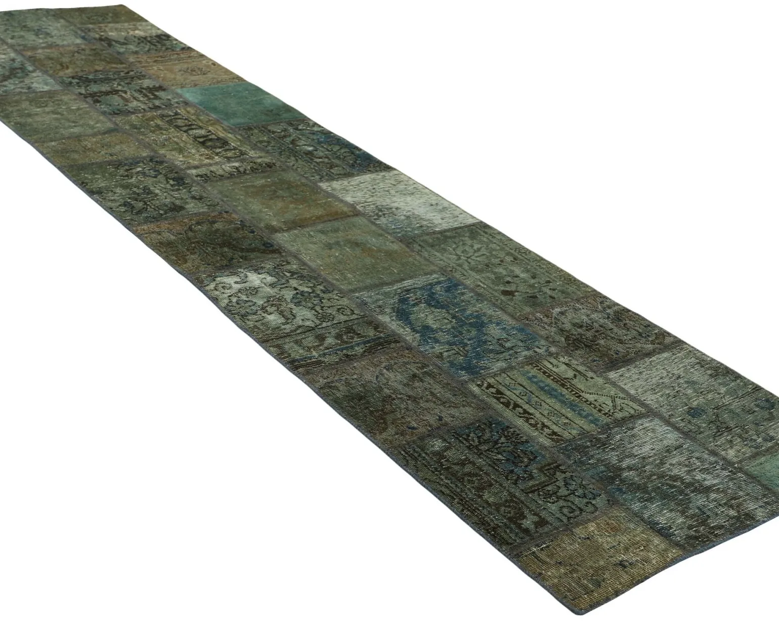 Vintage Patchwork orientalisk matta 83 x 310 cm