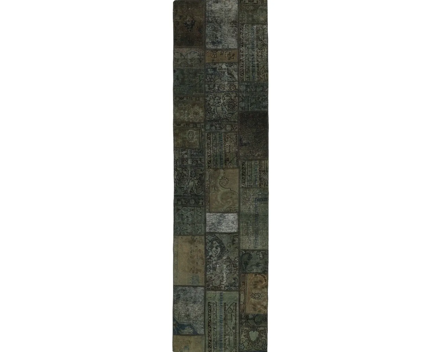 Vintage Patchwork orientalisk matta 85 x 310 cm