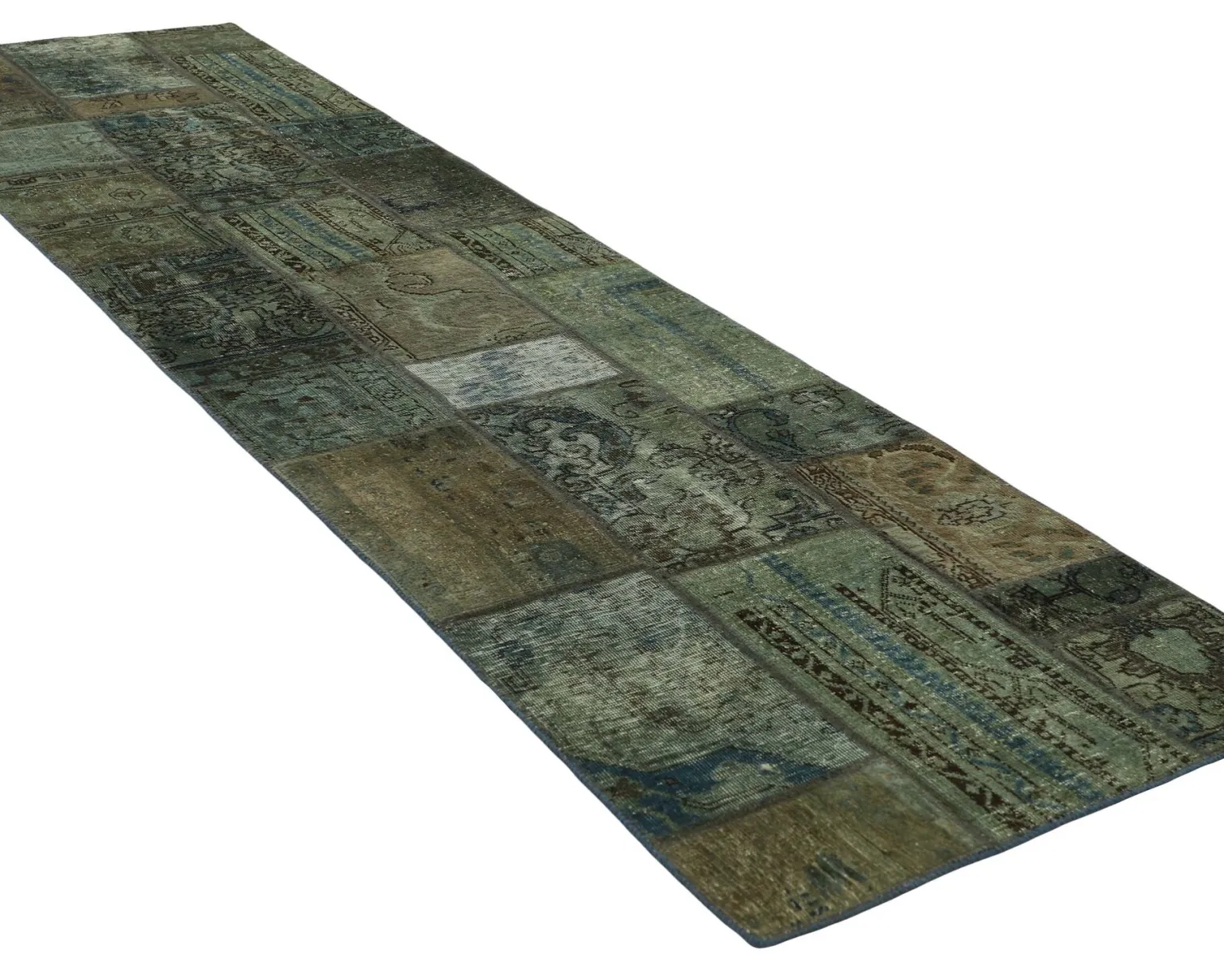 Vintage Patchwork orientalisk matta 85 x 310 cm
