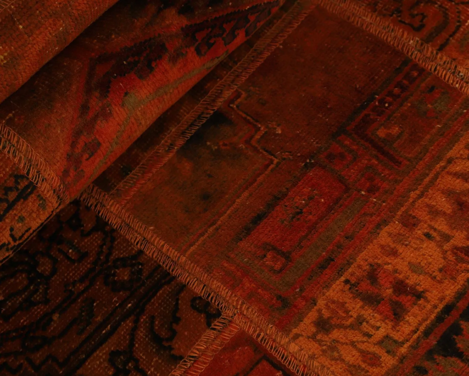 Vintage Patchwork orientalisk matta 83 x 305 cm