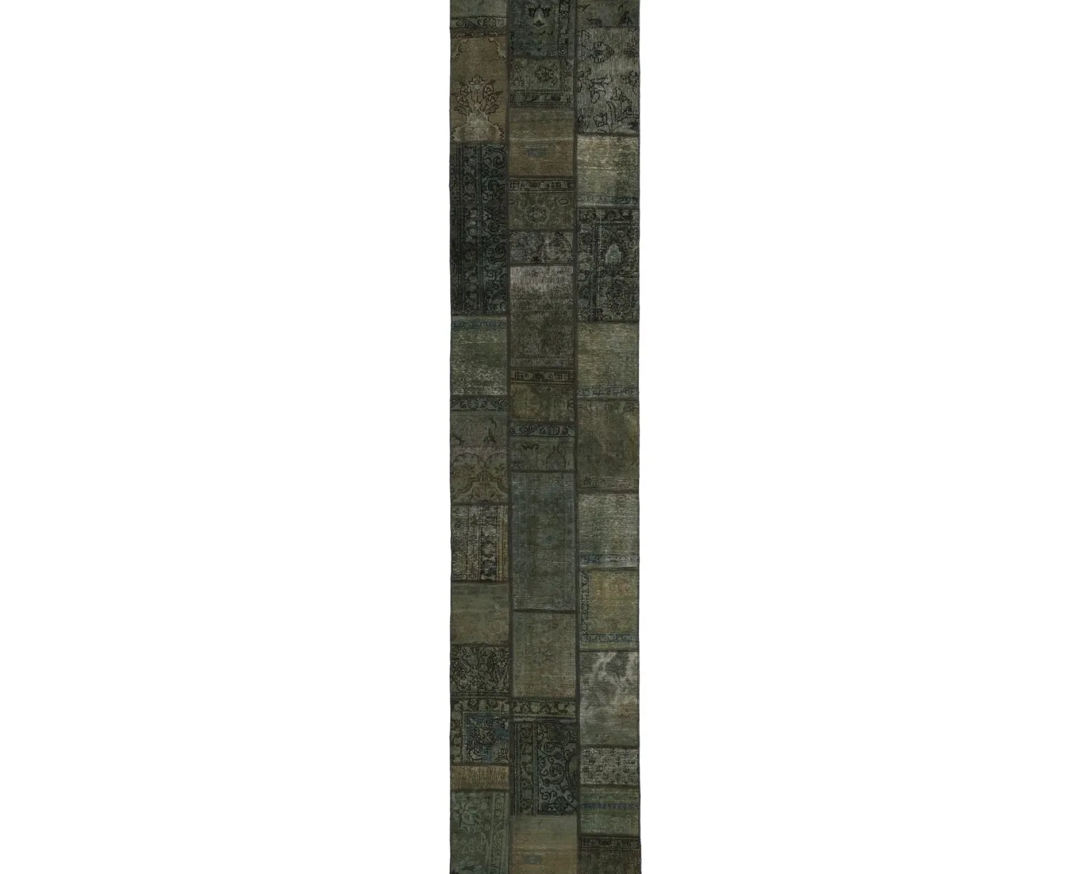 Vintage Patchwork orientalisk matta 85 x 409 cm