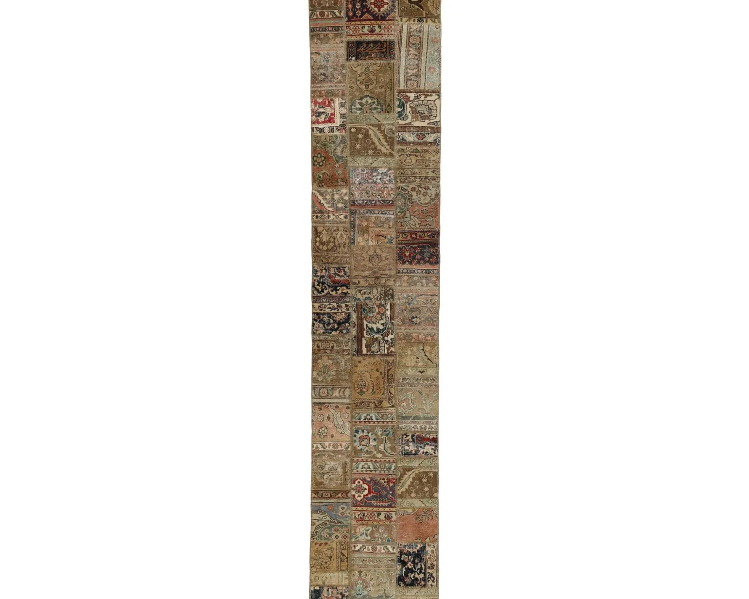 Vintage Patchwork orientalisk matta 81 x 413 cm