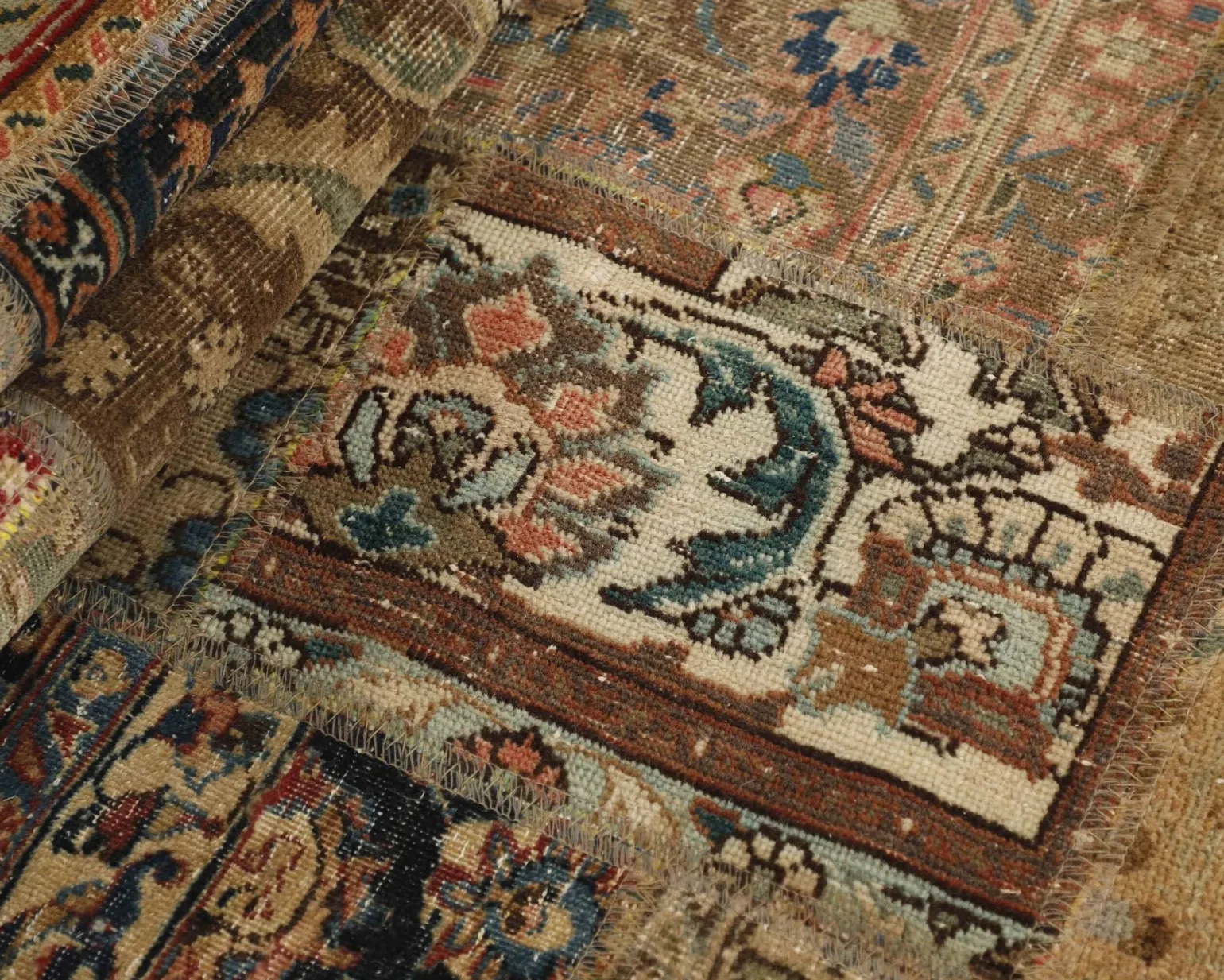Vintage Patchwork orientalisk matta 81 x 413 cm