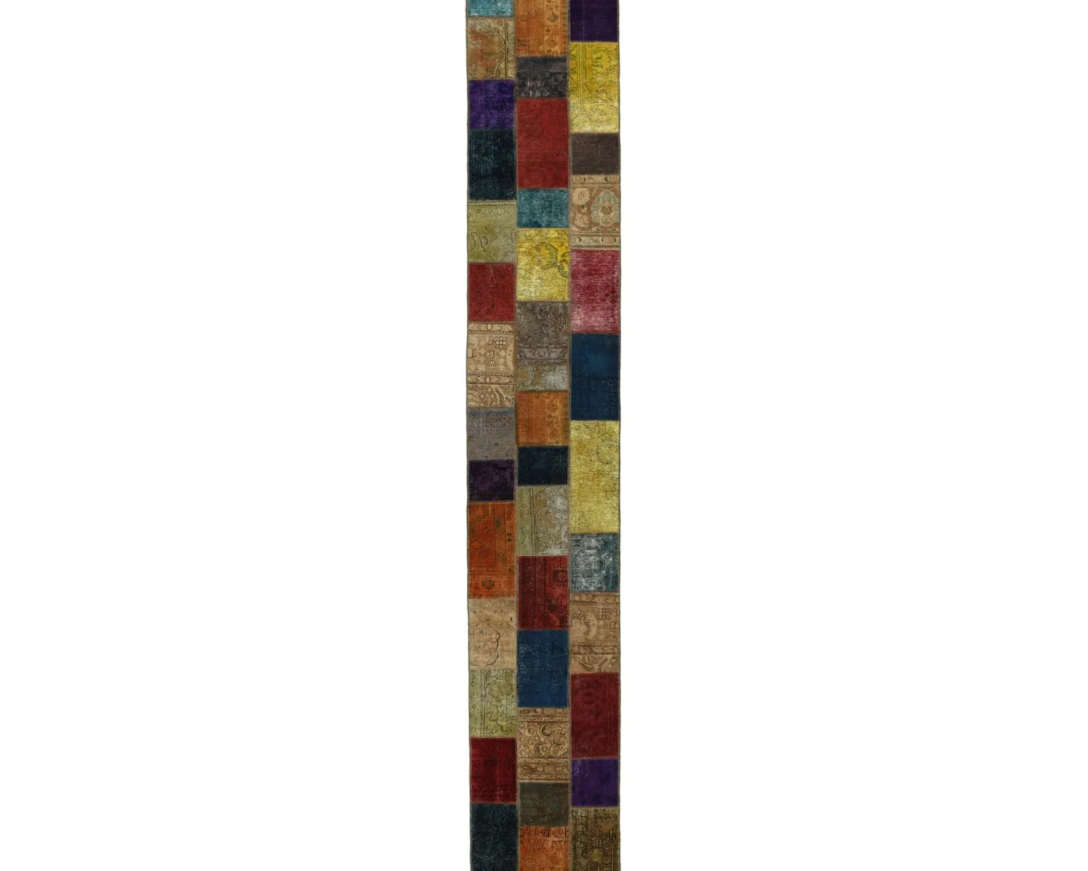Vintage Patchwork orientalisk matta 82 x 500 cm
