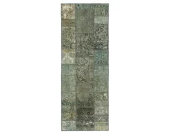 Vintage Patchwork orientalisk matta 75 x 203 cm