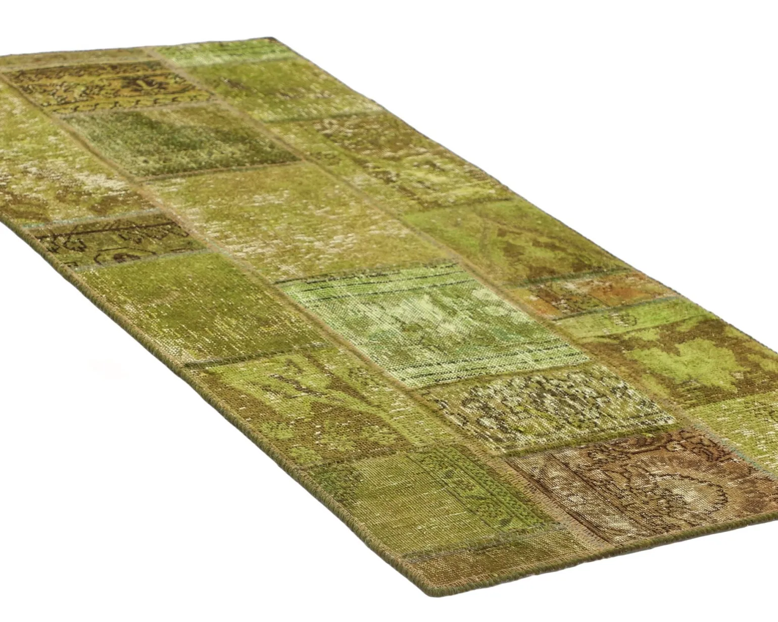 Vintage Patchwork orientalisk matta 75 x 154 cm