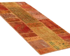 Vintage Patchwork orientalisk matta 75 x 155 cm