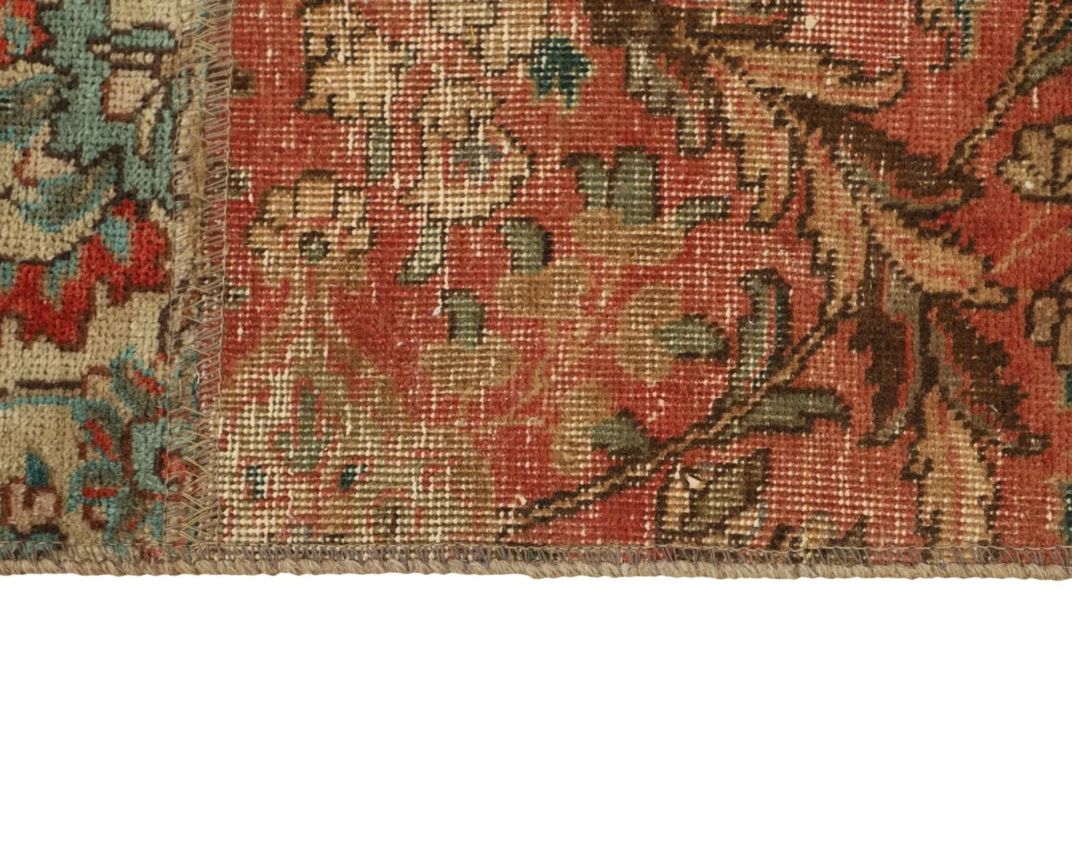 Vintage Patchwork orientalisk matta 76 x 155 cm