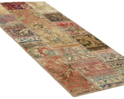 Vintage Patchwork orientalisk matta 76 x 155 cm