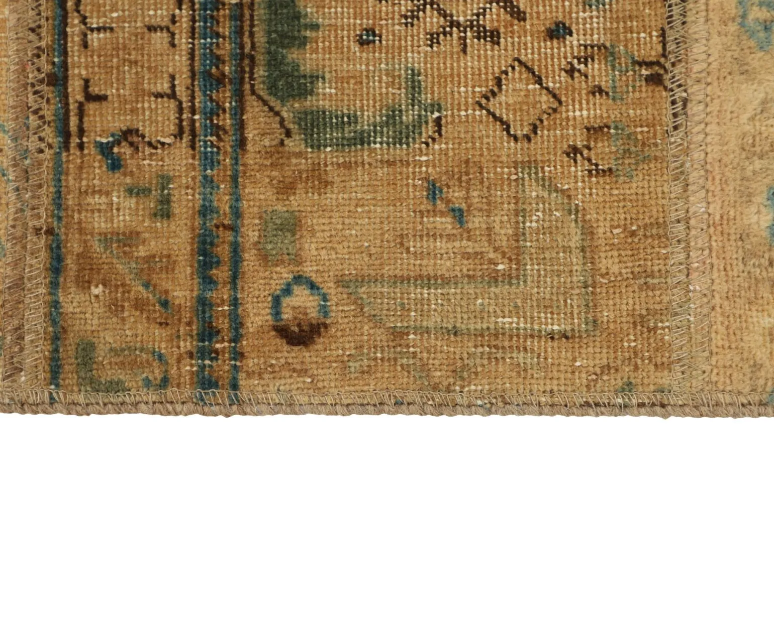 Vintage Patchwork orientalisk matta 74 x 153 cm