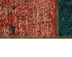 Vintage Patchwork orientalisk matta 75 x 154 cm
