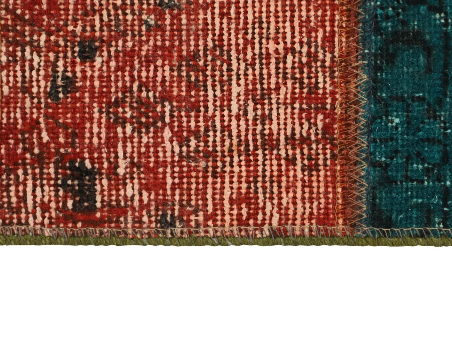Vintage Patchwork orientalisk matta 75 x 154 cm