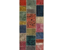 Vintage Patchwork orientalisk matta 76 x 156 cm