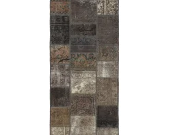 Vintage Patchwork orientalisk matta 75 x 156 cm