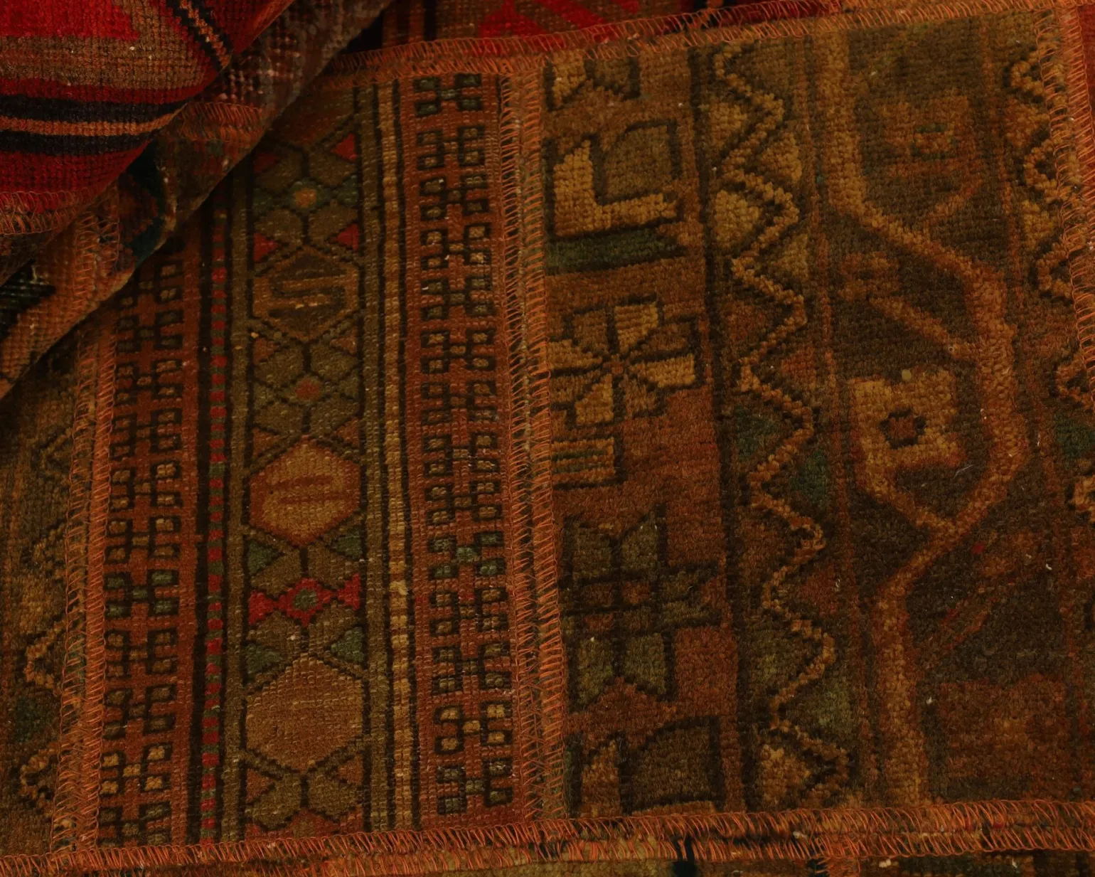 Vintage Patchwork orientalisk matta 205 x 304 cm