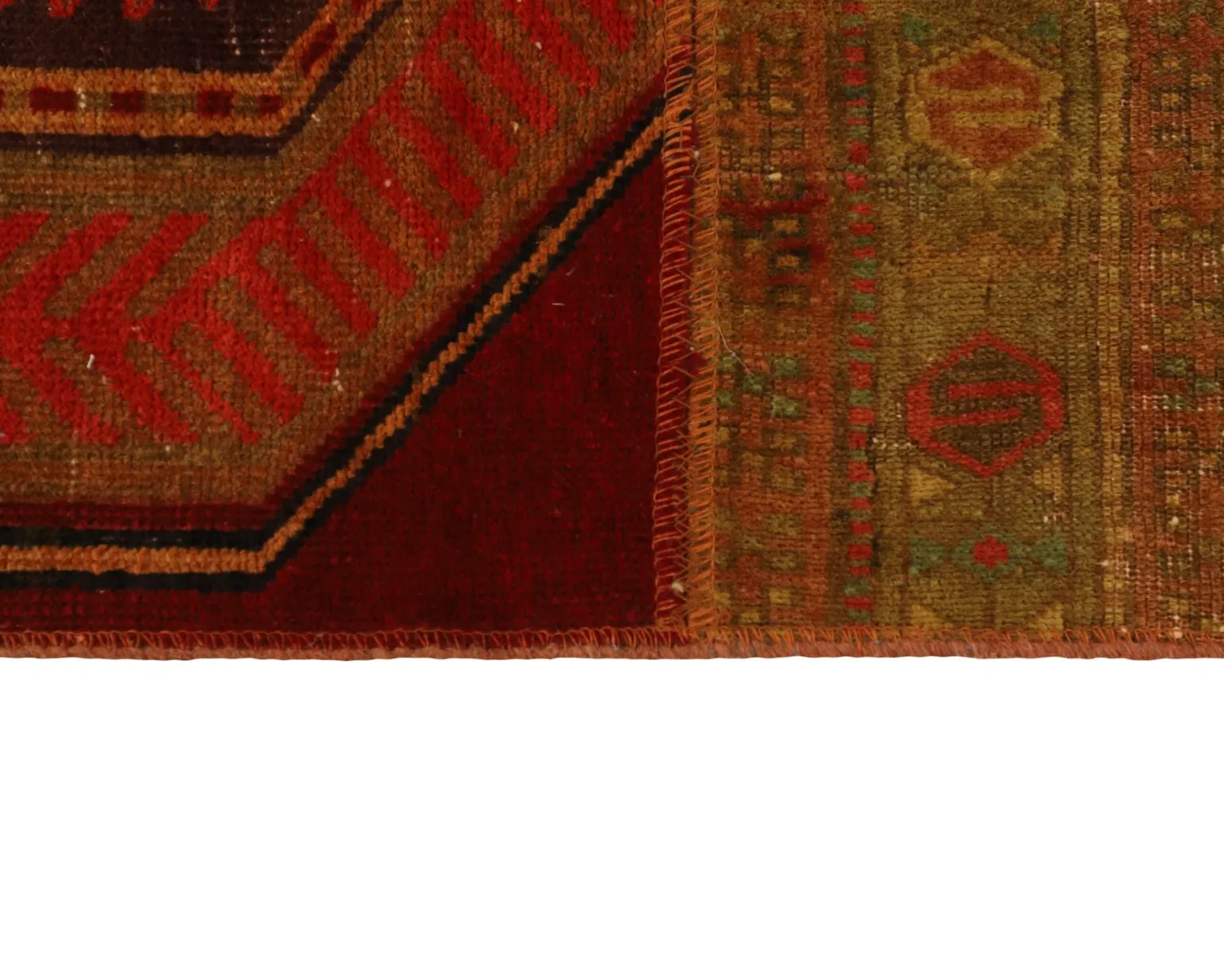 Vintage Patchwork orientalisk matta 205 x 304 cm