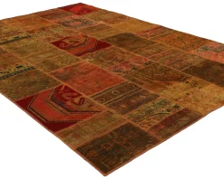Vintage Patchwork orientalisk matta 205 x 304 cm