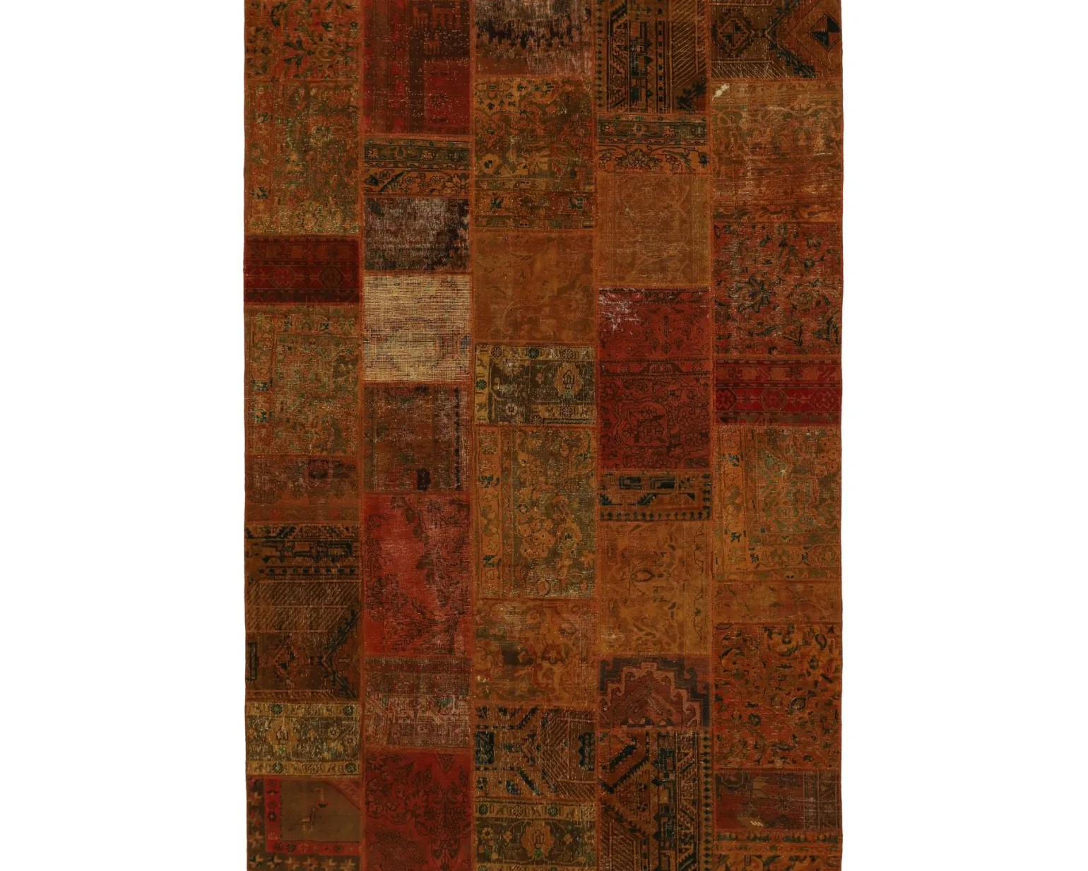 Vintage Patchwork orientalisk matta 205 x 307 cm