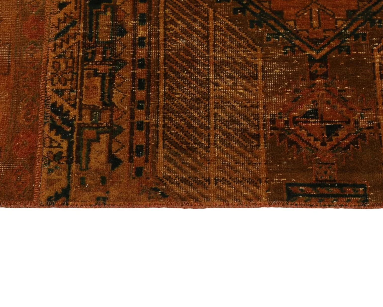 Vintage Patchwork orientalisk matta 205 x 307 cm