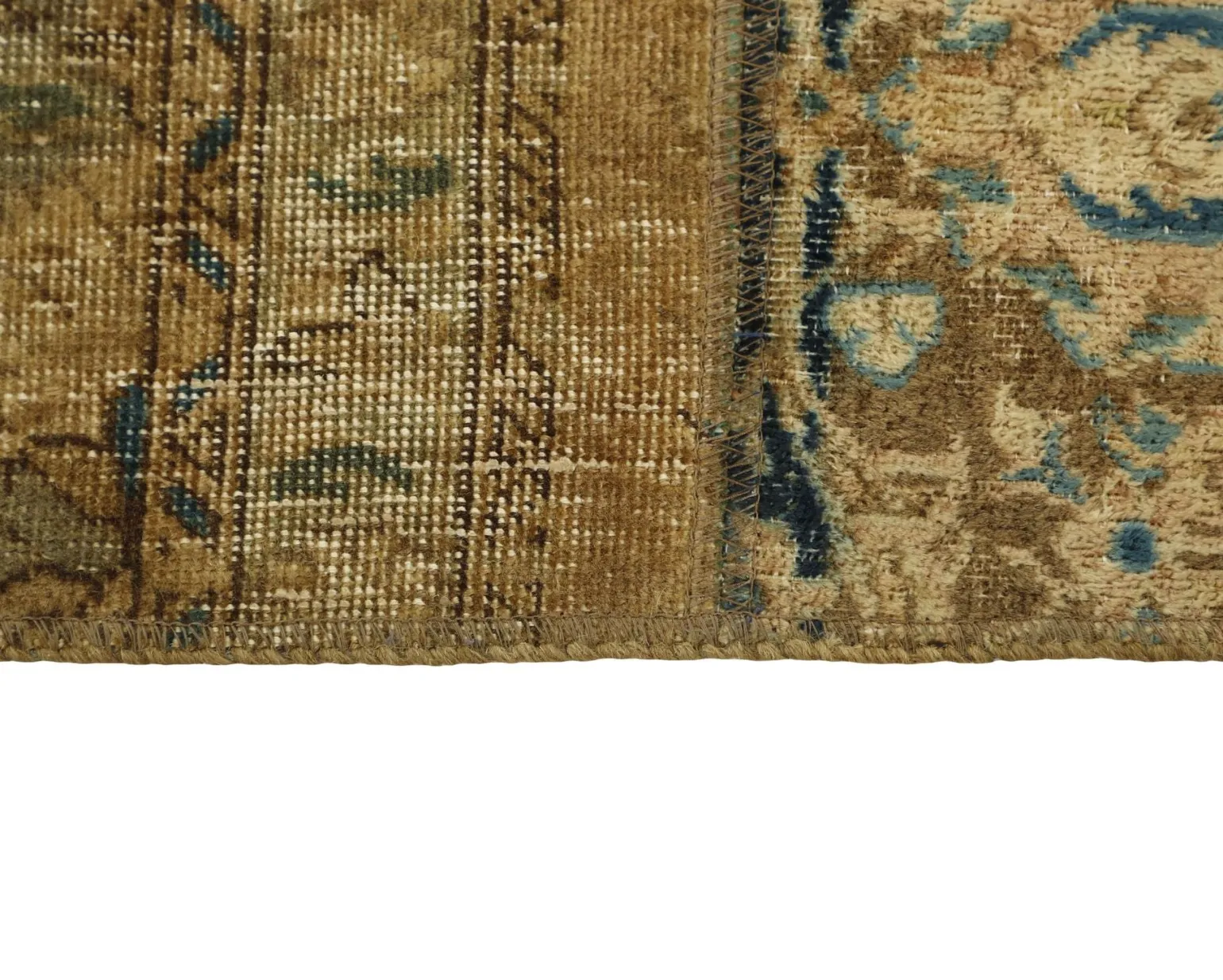 Vintage Patchwork orientalisk matta 197 x 254 cm