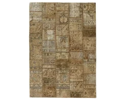 Vintage Patchwork orientalisk matta 143 x 204 cm