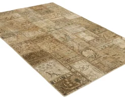 Vintage Patchwork orientalisk matta 143 x 204 cm