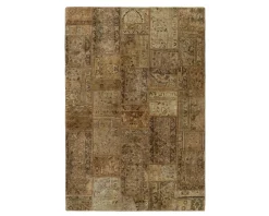 Vintage Patchwork orientalisk matta 143 x 208 cm