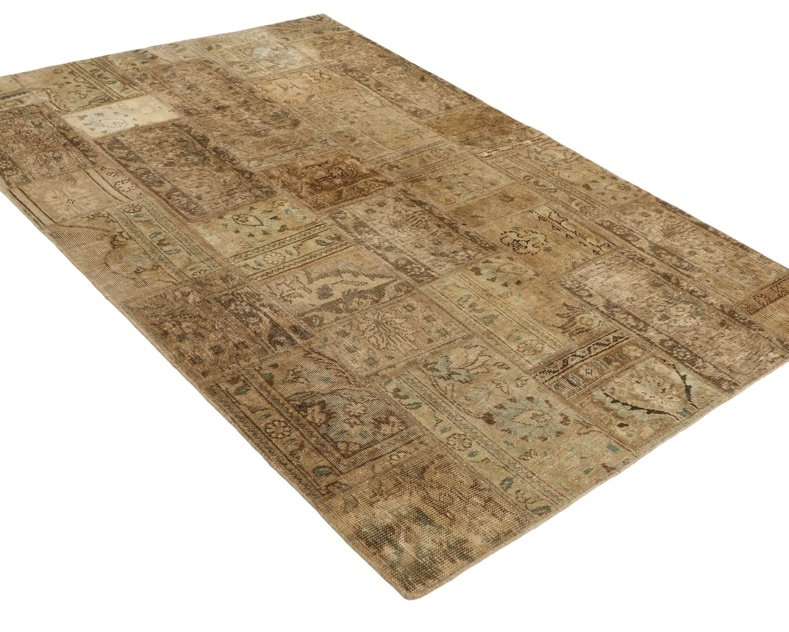 Vintage Patchwork orientalisk matta 143 x 208 cm