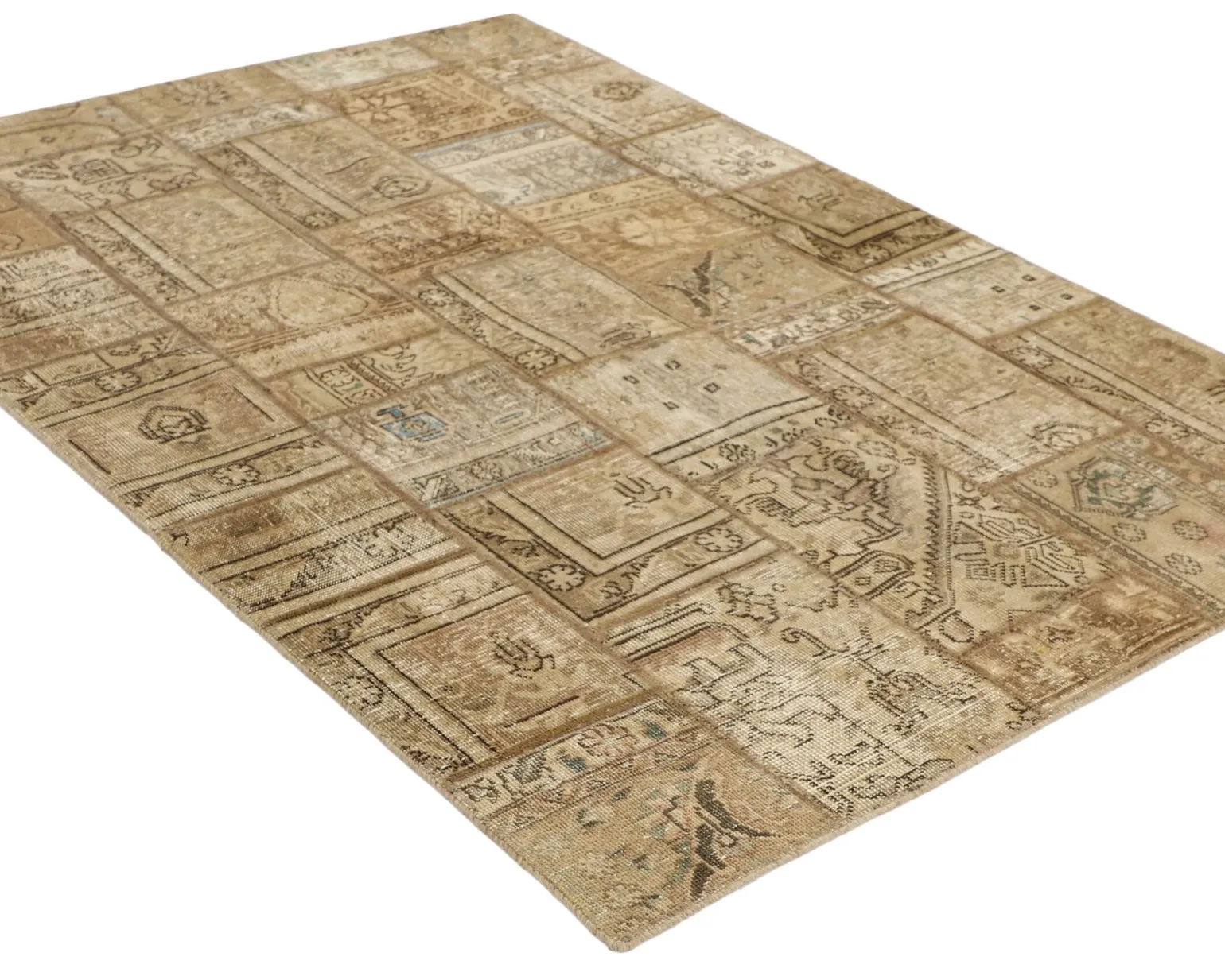 Vintage Patchwork orientalisk matta 144 x 202 cm