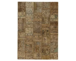 Vintage Patchwork orientalisk matta 145 x 205 cm