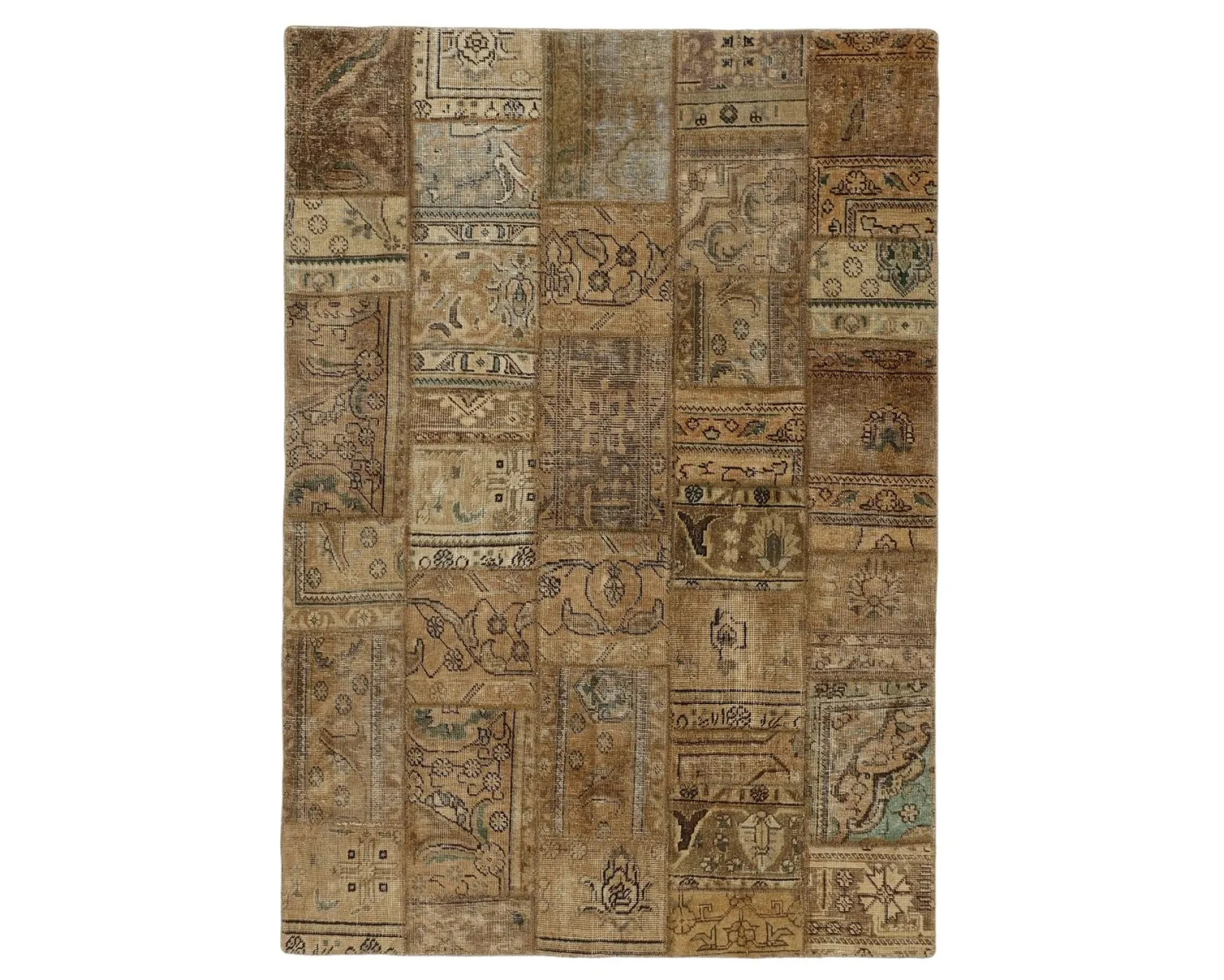 Vintage Patchwork orientalisk matta 145 x 205 cm