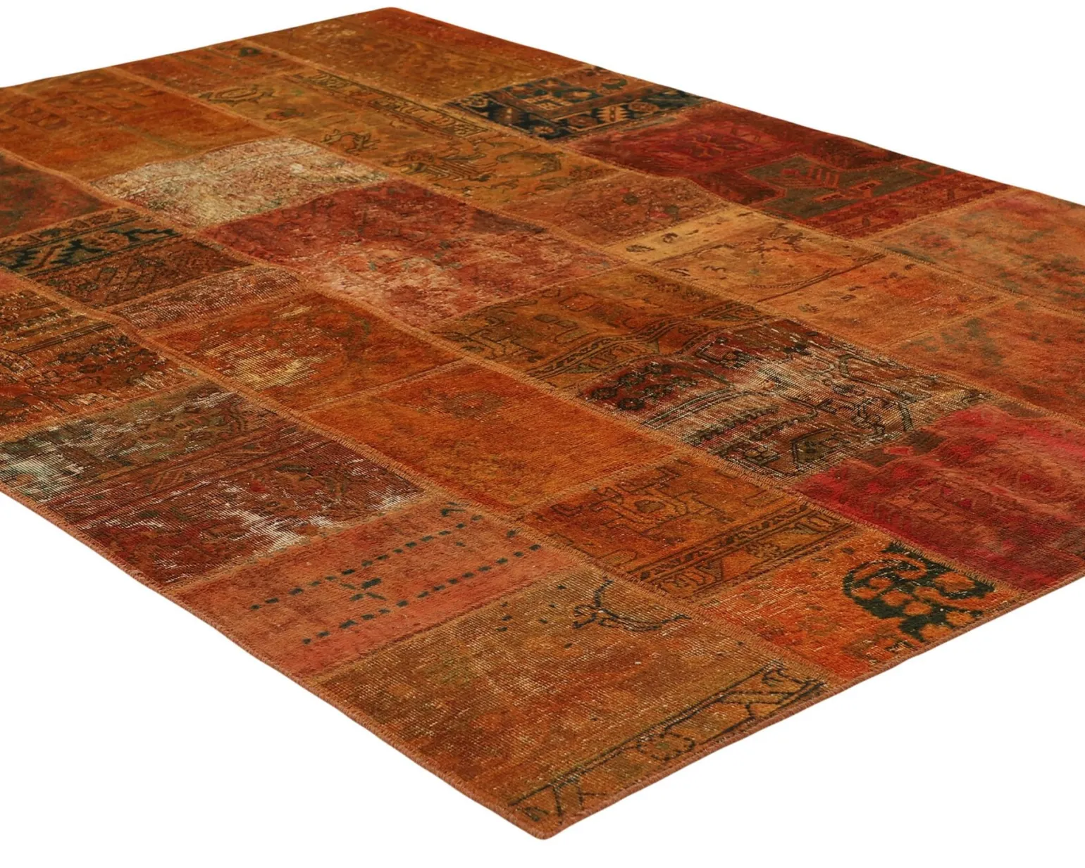 Vintage Patchwork orientalisk matta 167 x 245 cm