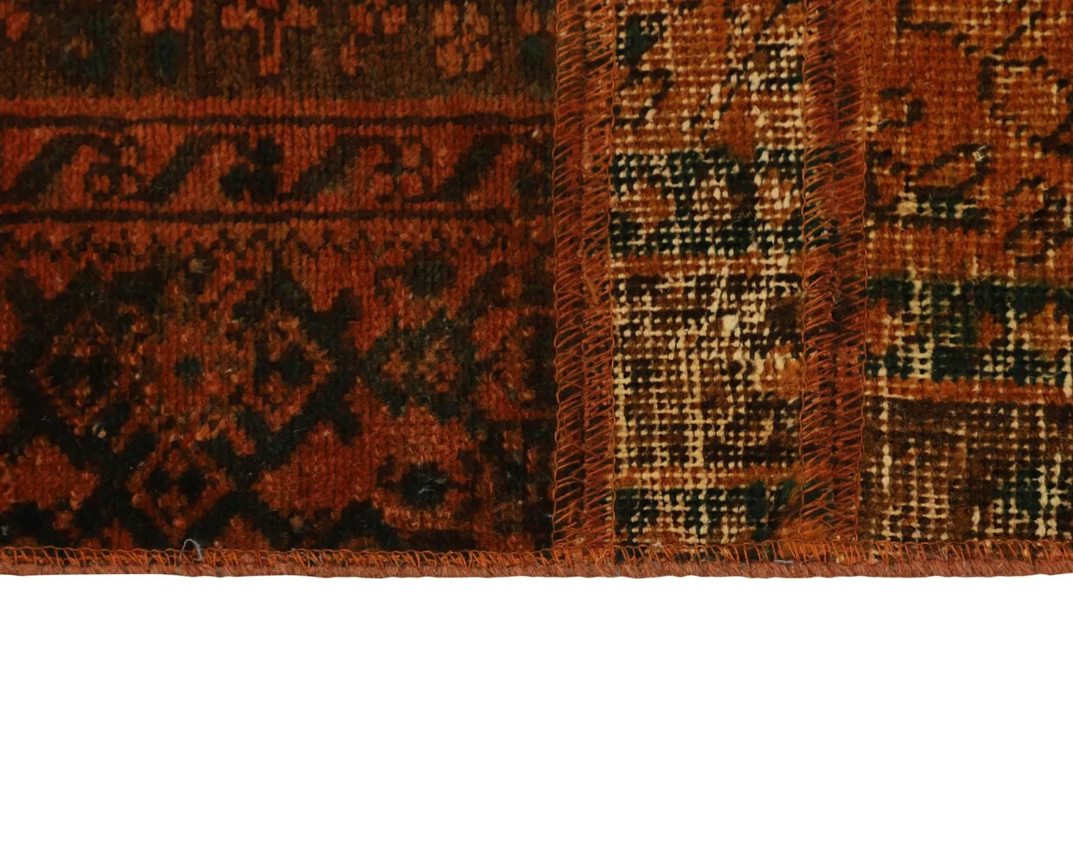 Vintage Patchwork orientalisk matta 142 x 203 cm