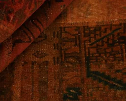 Vintage Patchwork orientalisk matta 143 x 207 cm