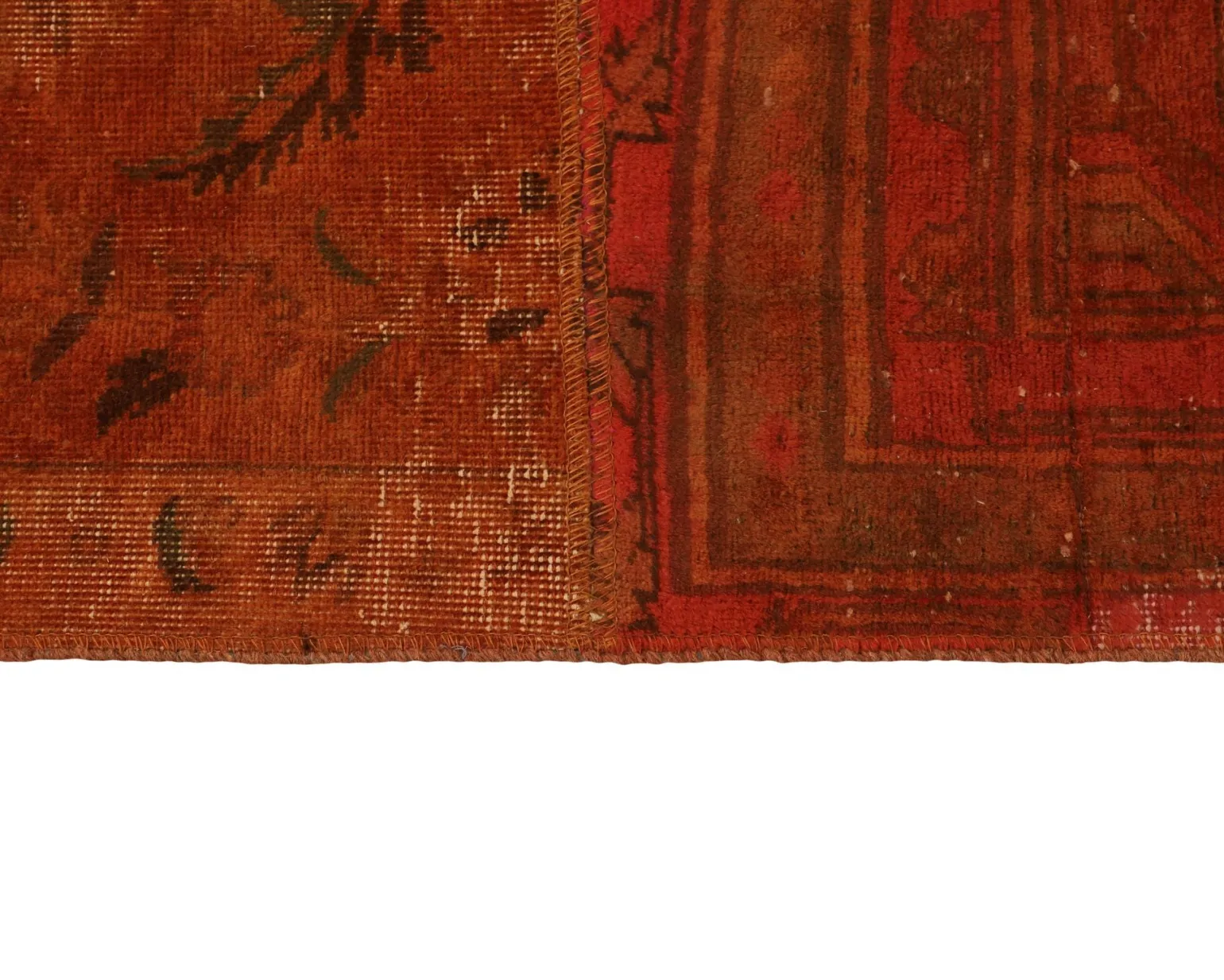 Vintage Patchwork orientalisk matta 199 x 255 cm