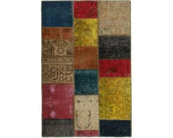 Vintage Patchwork orientalisk matta 104 x 156 cm