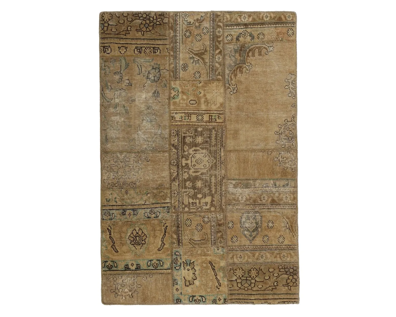 Vintage Patchwork orientalisk matta 105 x 155 cm