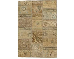Vintage Patchwork orientalisk matta 104 x 152 cm
