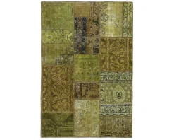 Vintage Patchwork orientalisk matta 106 x 156 cm