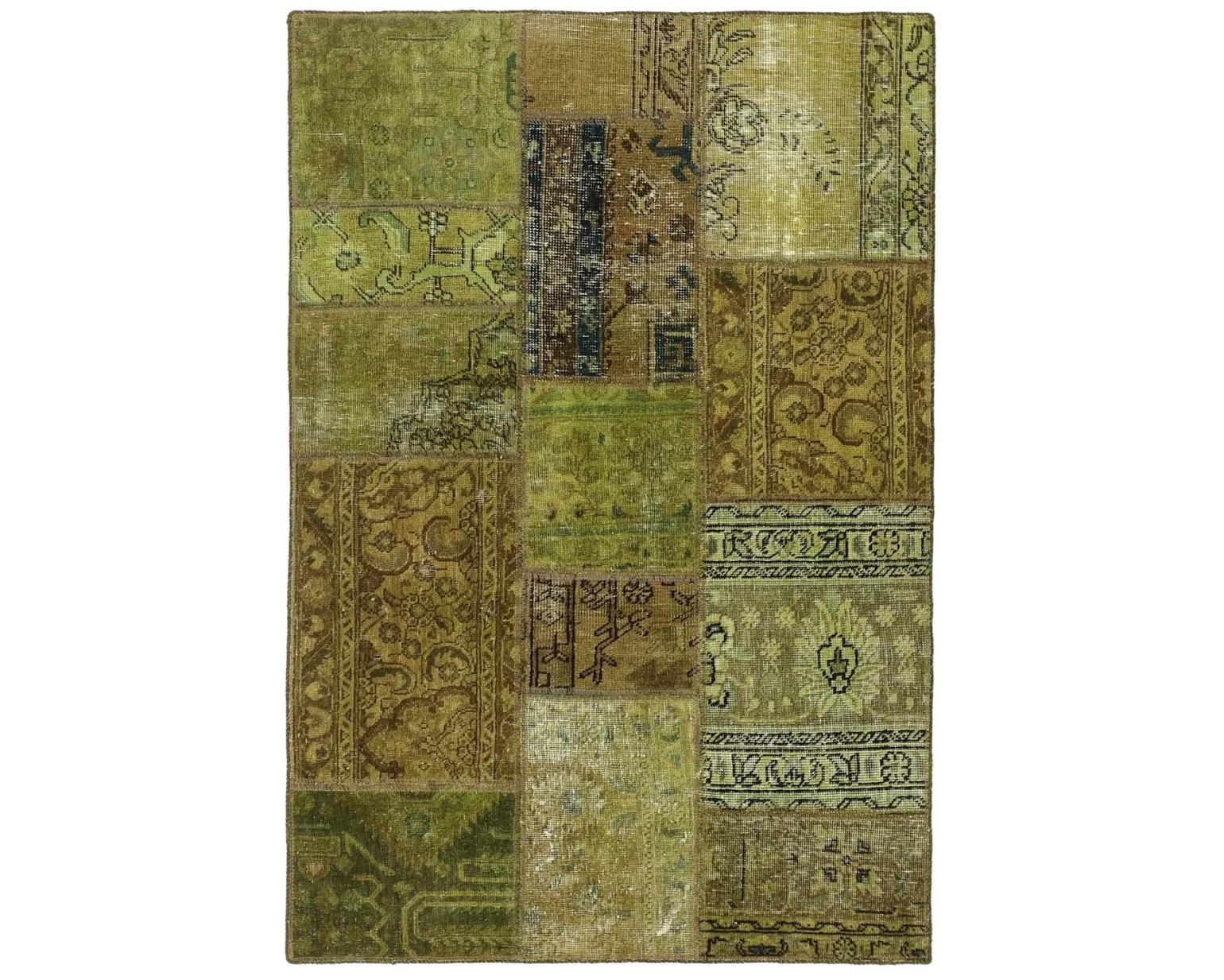 Vintage Patchwork orientalisk matta 106 x 156 cm