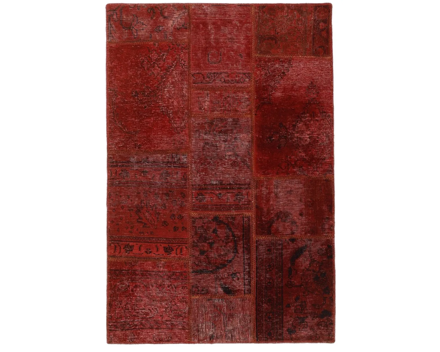 Vintage Patchwork orientalisk matta 105 x 155 cm