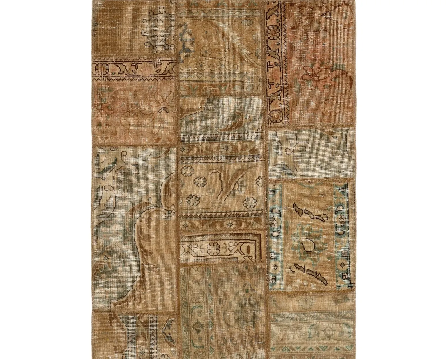 Vintage Patchwork orientalisk matta 89 x 125 cm