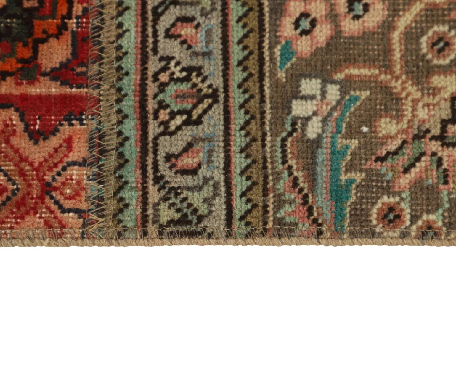 Vintage Patchwork orientalisk matta 107 x 153 cm