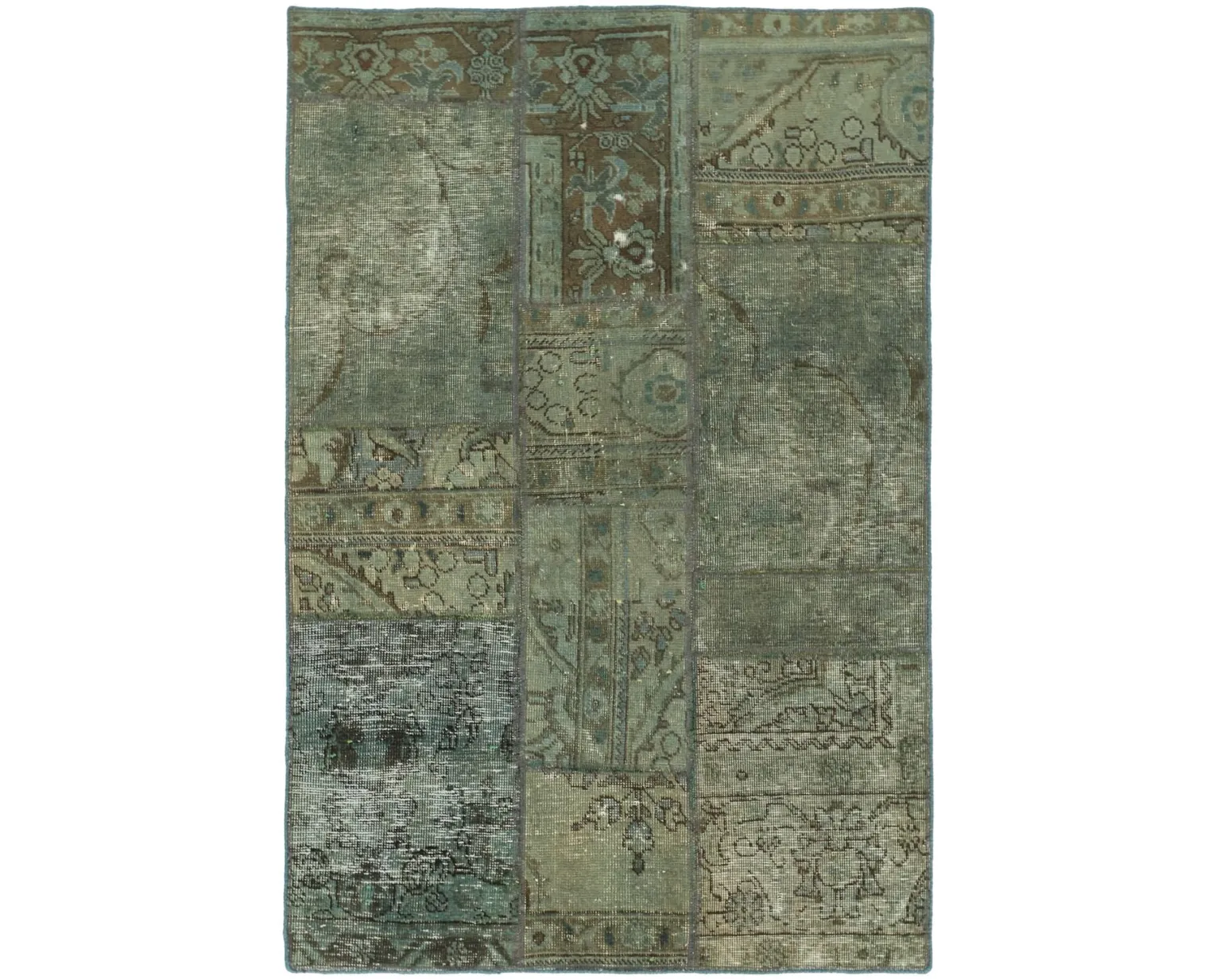 Vintage Patchwork orientalisk matta 105 x 157 cm
