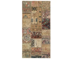 Vintage Patchwork orientalisk matta 76 x 150 cm