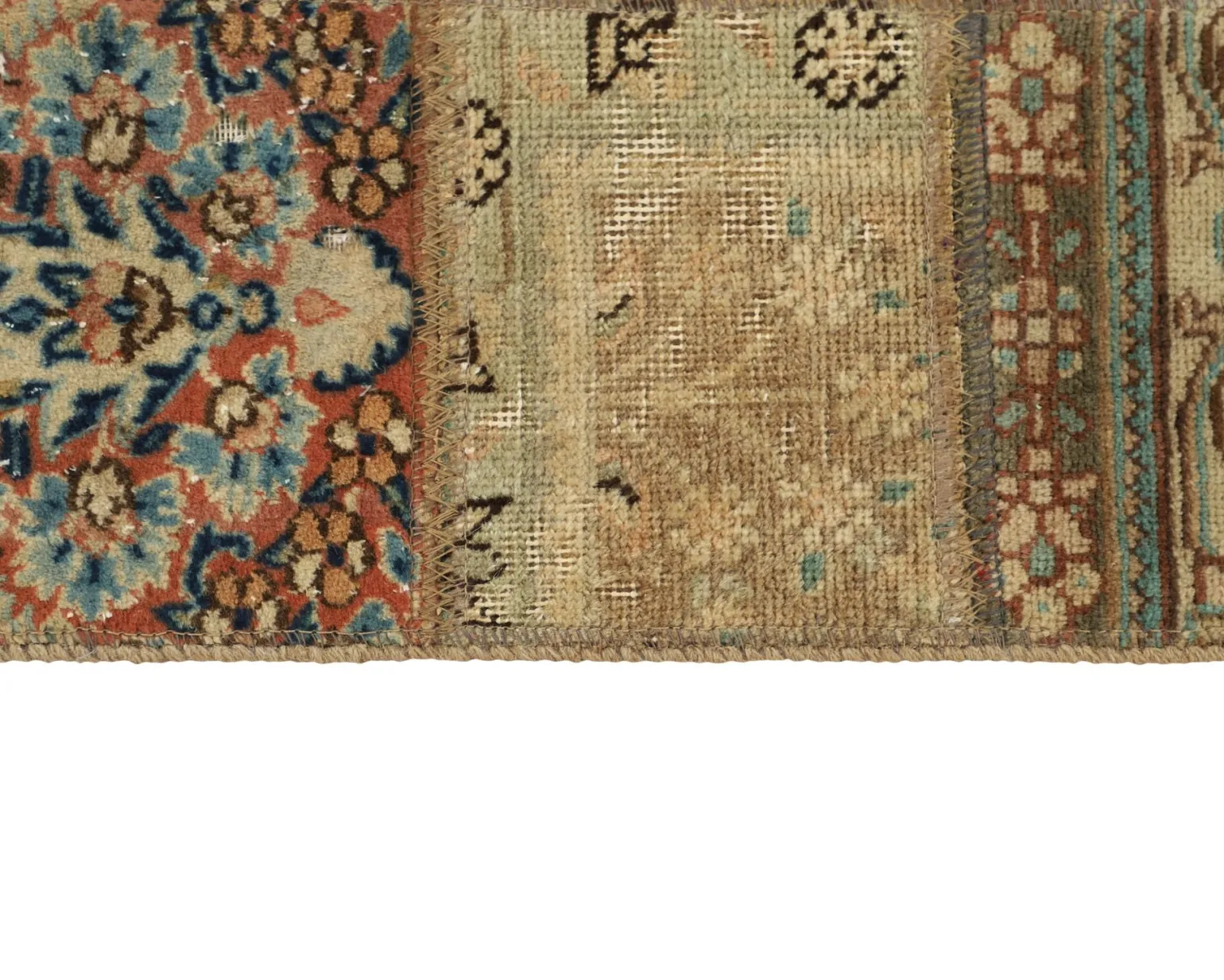 Vintage Patchwork orientalisk matta 76 x 150 cm