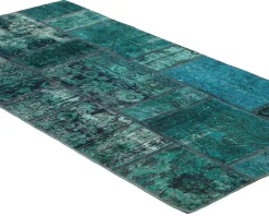 Vintage Patchwork orientalisk matta 76 x 150 cm